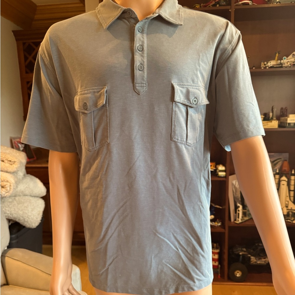 Patagonia double pocket bamboo polo